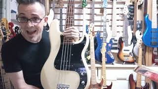 Video thumbnail for Bass hunter. Fender Japan pb70us test by Bass Japan Direct