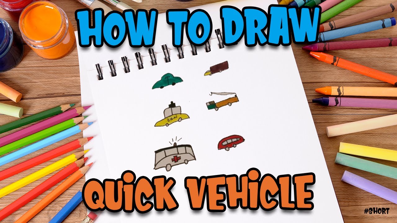 Quick Vehicle Drawing Trick for Kids