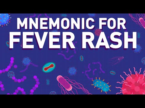 Fever Rash - Appearance of Fever Rash Association - Mnemonic
