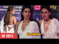 Nia Sharma Flaunts Her Stunning White Saree At Dadasaheb Phalke International Award 2021
