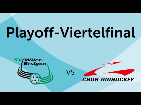 Playoff-Viertelfinal SV Wiler-Ersigen gegen Chur Unihockey