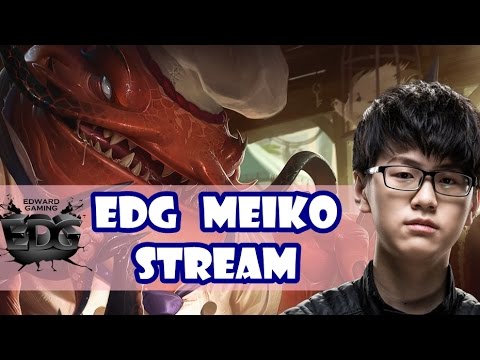 [ Aug 20, 2016 ] EDG Meiko ft Deft | Tahm Kench Support | Kr challenger | s6 live stream