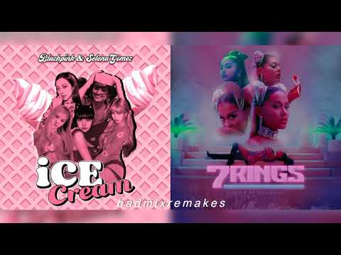 BLACKPINK ft. Selena Gomez & Ariana Grande - Ice Cream x 7 rings {BMR}