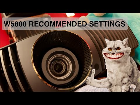 BenQ W5800 Recommended Settings SDR and HDR Tutorial