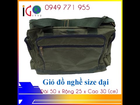 GIỎ ĐỒ NGHỀ SIZE ĐẠI KHÓA ĐỒNG - IGO SHOP - 0949 771 955