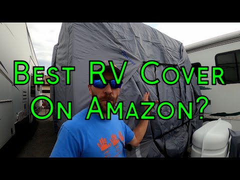 Best RV Cover On Amazon? - Fonzier Travel Trailer Cover/RV Cover