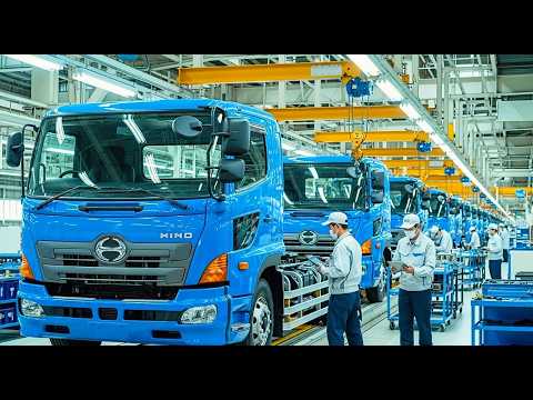 How Hino Trucks Are Made | Inside Japanese Truck Factory (Full Process)