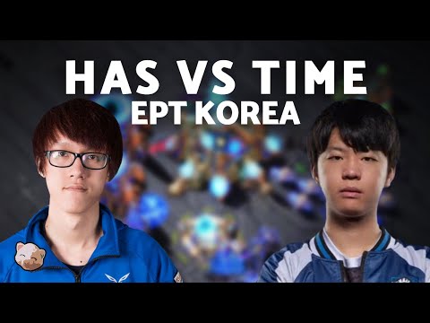 StarCraft 2 - HAS doing Has things vs TIME | EPT Korea (Bo3 PvT)