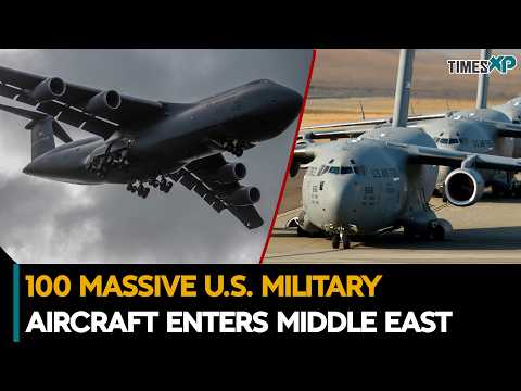 100 Massive U.S. Military Aircraft Enters Middle East| Iran-Israel War