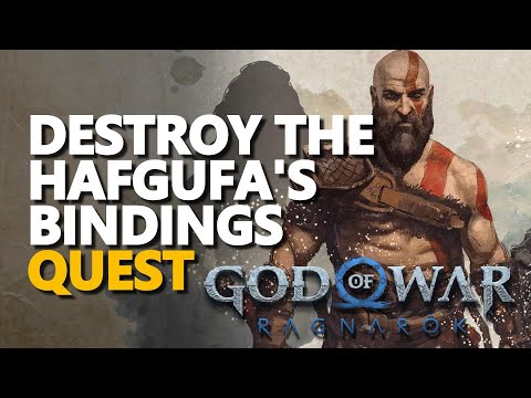 Destroy the Hafgufa's bindings God Of War Ragnarok