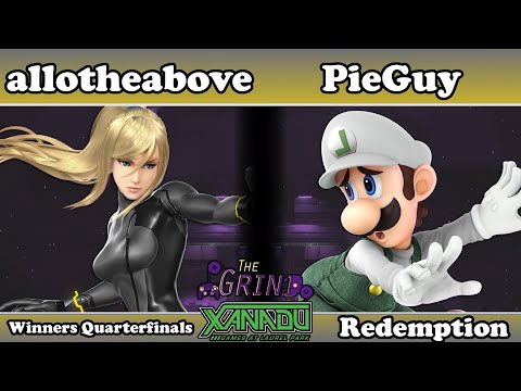 The Grind 96 allotheabove (Zero Suit Samus) vs PieGuy (Luigi) Redemption Winners Quarters