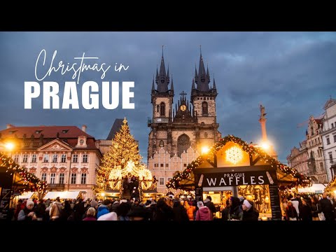 Christmas Markets in Prague, Czech Republic || European Christmas Market Tour 2024 Part 1