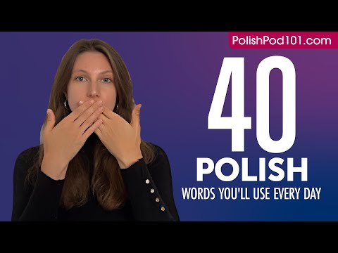 40 Polish Words You'll Use Every Day - Basic Vocabulary #44