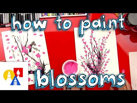 How to paint blossoms