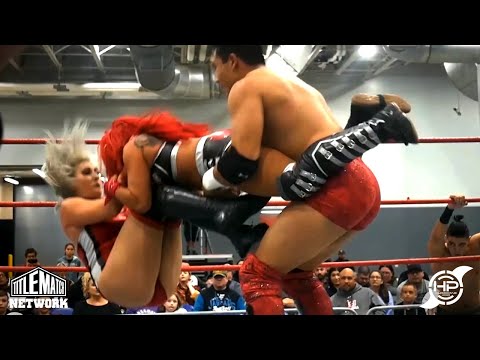 Miranda Alize & Gino Medina vs Heather Monroe & Jake Atlas (Intergender Wrestling) Hurricane Pro