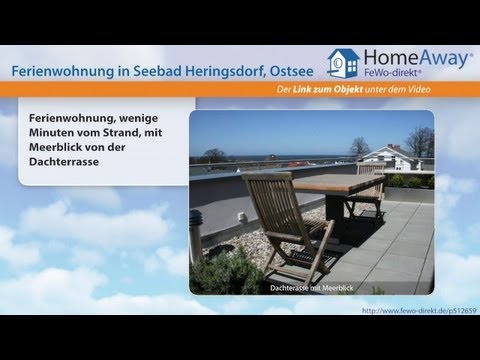 Usedom: Ferienwohnung, wenige Minuten vom Strand, mit Meerblick von der - FeWo-direkt.de Video
