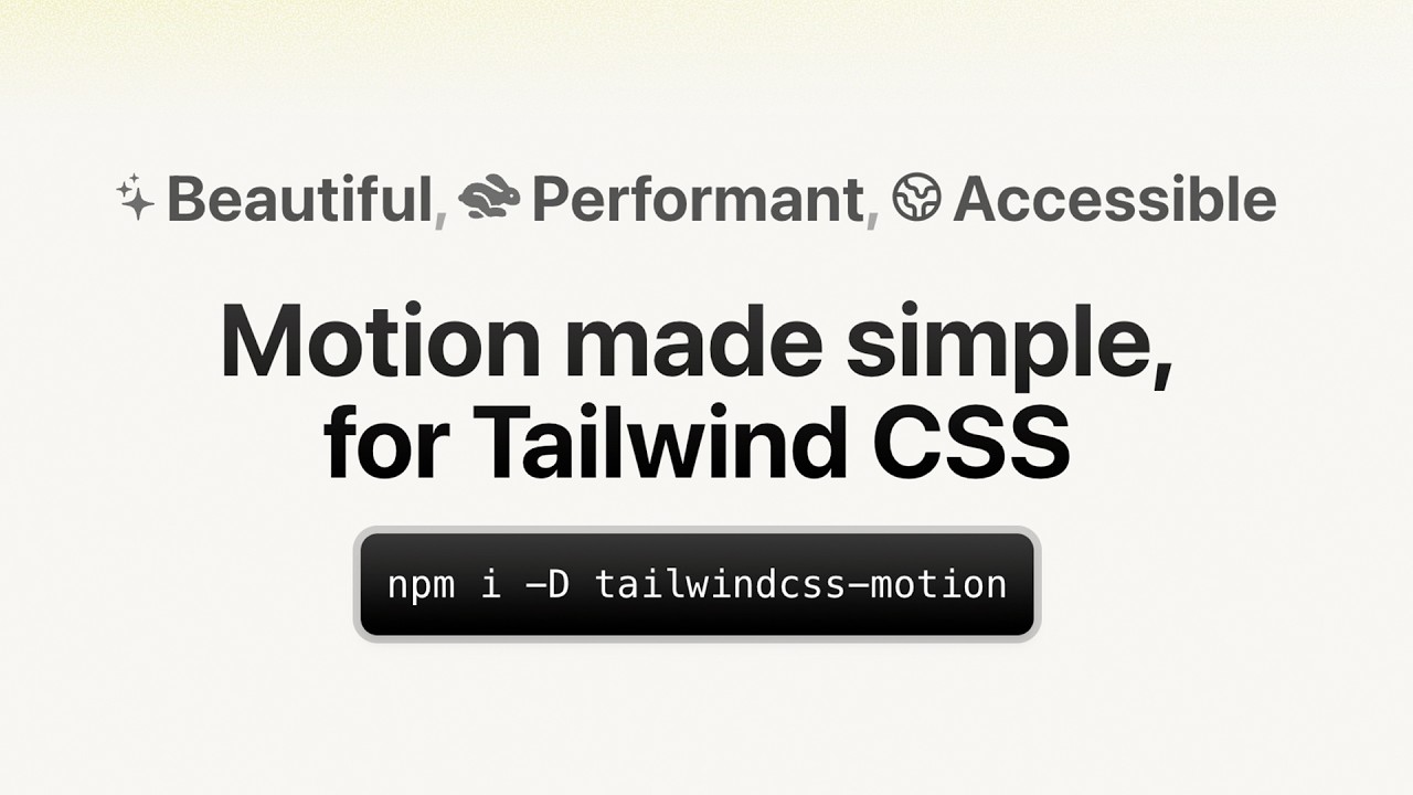 EASIEST Way to Animate Tailwind
