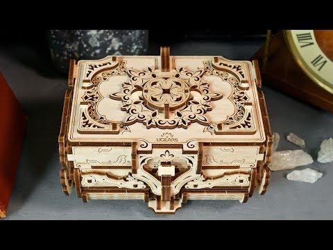 UGears 3D Puzzle Antique Wooden Box