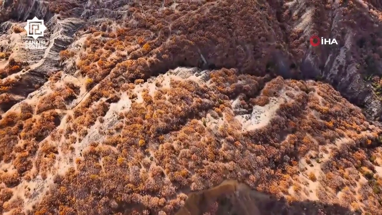 Çankırı’da Mest Eden Sonbahar Manzaraları