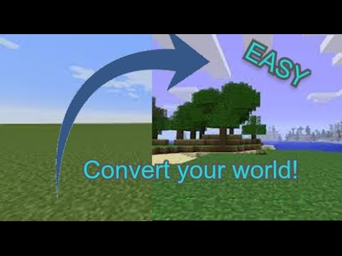 How to convert your flat world to infinite in Minecraft bedrock 1.18!