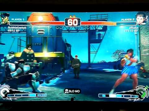 Uryo [Sakura] vs BubblyGentyo [Bison] SUPER STREET FIGHTER 4 - Japanese Online Ranked Matches