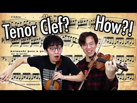 ヴァイオリンでチェロの小品を読み解く (Sightreading Cello Pieces on the Violin!)
