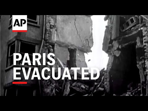 Paris evacuated - 1940 | Movietone Moment | 13 June 2025