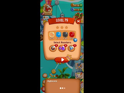 Angry Birds Blast Level 79