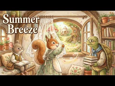 Your Window Is Open to the Summer Breeze 🌼 | Cozy Cottagecore Music for Reading