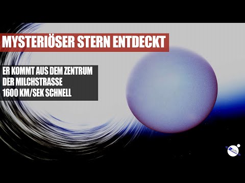 Mysterious star discovered - It comes from the center of the Milky Way - 1600 km/sec fast