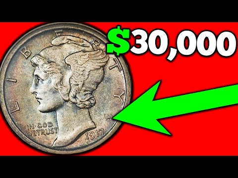 1917 Silver Mercury Dime Coins Worth A LOT of Money!!