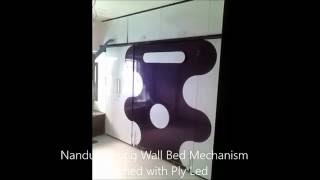 Wall Folding Bed with ply Leg - Wall Folding Bed Video