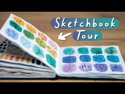 Art Journal Flip Through // Sketchbook Tour
