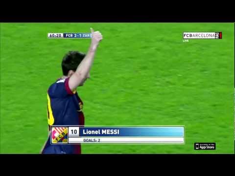 FC Barcelona 3-1 Real Zaragoza - HIGHLIGHTS - LIGA BBVA: MATCH DAY 12