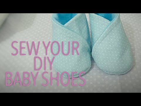 DIY BABY SHOES (sewing)