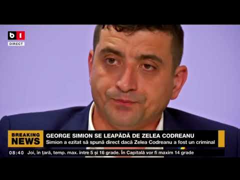 GEORGE SIMION SE LEAPĂDĂ DE ZELEA CODREANU_Stiri B1_10 febr 2022