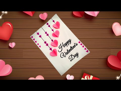 Beautiful Valentine’s Day Card Making | Easy Handmade Love Card Ideas | Paper Craft Tutorial