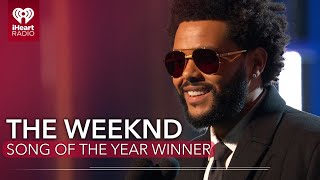 The Weeknd Acceptance Speech - Song Of The Year  2