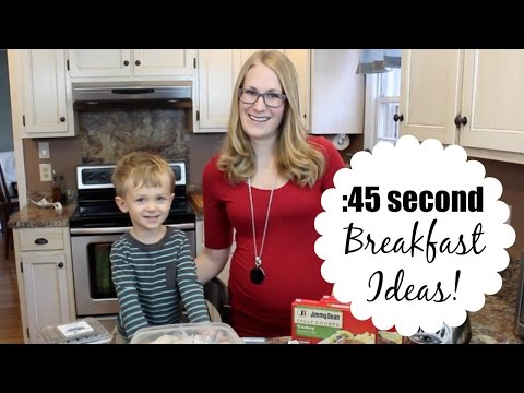 :45 second breakfast ideas!  (feat. Jimmy Dean)