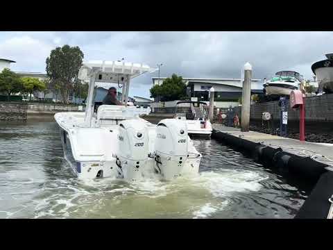 Yamaha Helm Master  Joystick operation - SeaFox 268 Centre Console