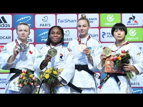 Judo : les Françaises Priscilla Gneto et Blandine Pont en or à Paris
