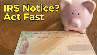 Got an IRS Topic 151 Notice Here's What to Do