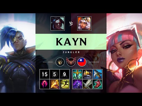 Kayn Jungle vs Qiyana - TW Grandmaster Patch 25.08