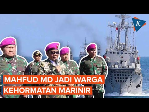 Mahfud MD Ditetapkan sebagai Warga Kehormatan Korps Marinir