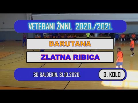 VETERANI ŽMNL: BARUTANA - ZLATNA RIBICA  0:1, 31.10.2020.