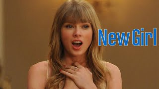 taylor swift and new girl cast interactions