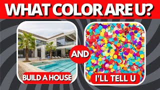 🏠Build a HOUSE and I'll Tell You Which COLOR You Are!🏠 Personality Test - Aesthetic Quiz