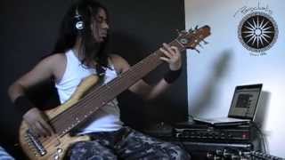 Wesley Ribeiro -The Anticosmic Overload (Bass Cover) - on bass guitar 7 strings