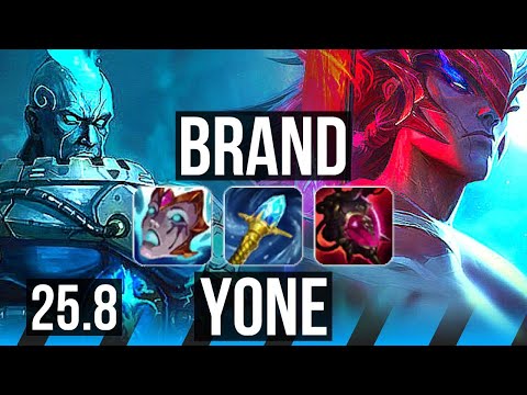 BRAND vs YONE (MID) | Dominating | EUW Diamond | 25.8