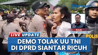 3 Mahasiswa Ditangkap Aparat saat Ricuh Demo Tolak UU TNI di Medan, Dianggap Provokafif & Aksi Keras